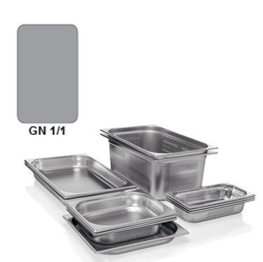 Gastronádoba GN 1/1 nerezová děrovaná, GN 1/1-150 - děrované dno i strany - 21,0 l