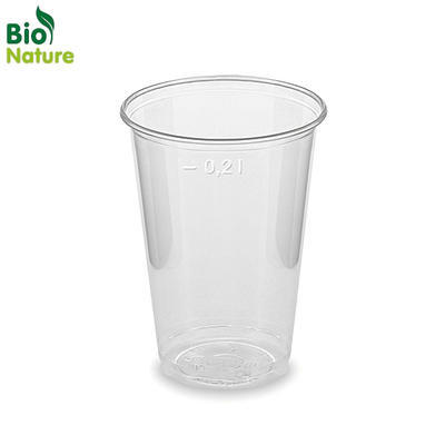 Kelímek na pití z bioplastu kónický, 200 ml - 9,16 x 7 cm - 100 ks