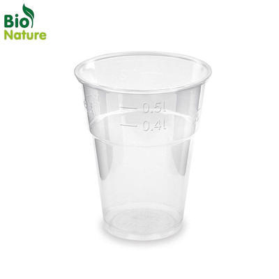 Kelímek na pití z bioplastu zúžený, 0,3 l - PR 84 x V 107 mm - 50 ks