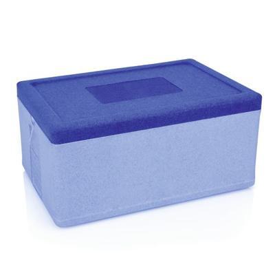 Přepravní termobox GN 1/1 modrý PP, GN 1/1 (vyšší) - 60 x 40 x 28 cm - 54 x 34 x 22 cm