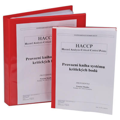 Provozní kniha systému kritických bodů HACCP, brožovaná - pizzerie