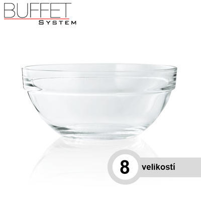 Miska skleněná Bufet, 17,0 cm - 0,75 l
