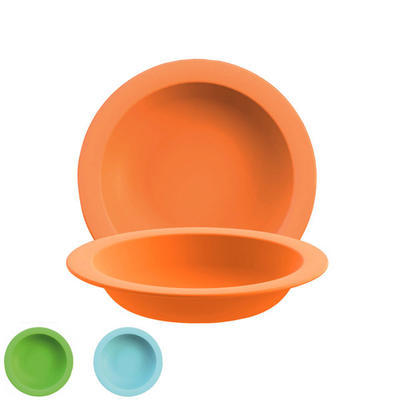 Talíř dětský Color odolný plast, talíř mělký - zelená - 24,1 cm - 1