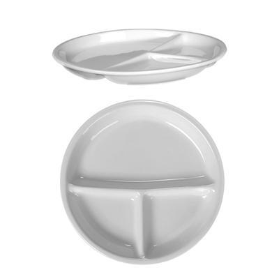 Talíř třídílný porcelánový Coup, talíř dělený kulatý - 25,5 x 2,8 cm