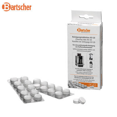 Čisticí tablety KV-20 Bartscher, BAL/20 x 2 á 10 TAB - 72 x 28 x 178 mm - 0,066 kg - 2