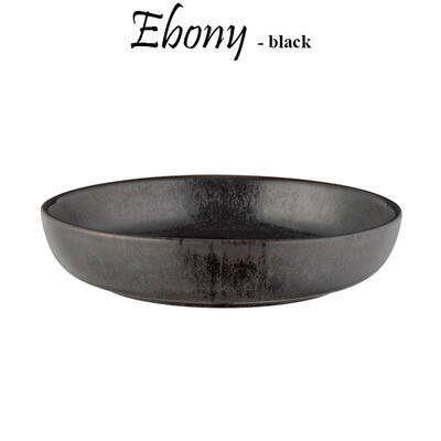 Porcelánové nádobí Ebony, talíř mělký ovál - 30,6 x 26 cm - 2