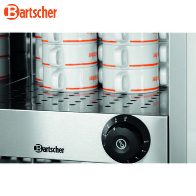 Ohřívač šálků s odkládacím prostorem Bartscher, 320 x 320 x 545 mm - 72 šálků - 0,14 kW / 230 V - 3