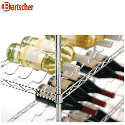 Regál na víno Bartscher, 915 x 355 x 1370 mm - 100-130 ks lahví - 12,5 kg - 3