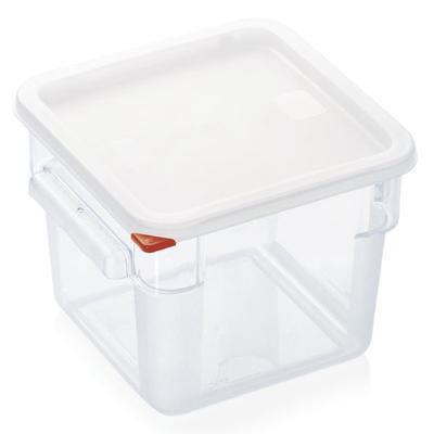 Skladovací box HACCP polykarbonát, 4 l - 18 x 18 x 19 cm - 3/4