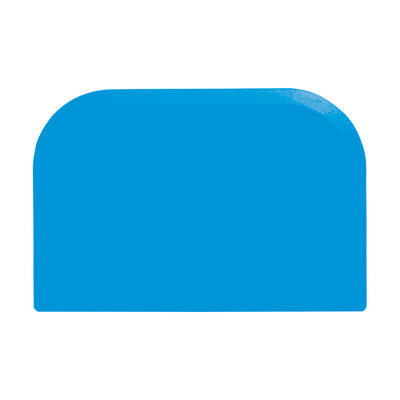 Cukrářská karta modrá, asymetrická - 12,8 x 9,0 cm - 3