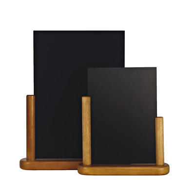 Tabule stolní popisovatelná rovná Elegant, mahagon - 15,5 x 17 x 5 cm - A6 - 3