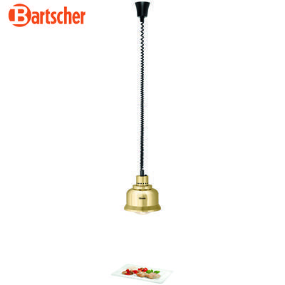 Infra lampa gastro IWL250D GO Bartscher, zlatá vysoký lesk - 0,25 kW - 1,04 kg - 4