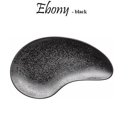 Porcelánové nádobí Ebony, talíř hluboký ovál - 24,5 x 23 cm - 4