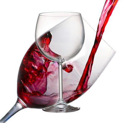 Sklenice na červené víno Colibri Crystalite Bohemia, 80 x 205 x 208 mm - 0,57 l (široká) - 184 g - 4