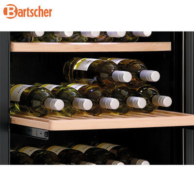 Lednice na víno 126 lahví Bartscher, 595 x 625 x 1590 mm - 313 l / 126 lahví - 0,15 kW / 220-240 V - 4