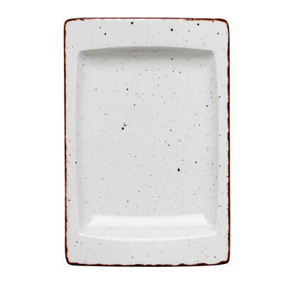 Porcelánové nádobí Granja WHITE, podnos hranatý - 18 x 12 cm - 5