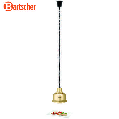 Infra lampa gastro IWL250D GO Bartscher, zlatá vysoký lesk - 0,25 kW - 1,04 kg - 5