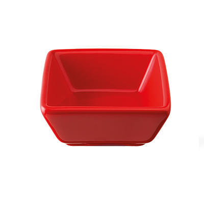 Miska porcelánová Basic barevná, červená - 76 x 76 x 35 mm - 0,06 l - 5