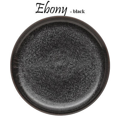 Porcelánové nádobí Ebony, talíř mělký ovál - 19 x 16 cm - 5
