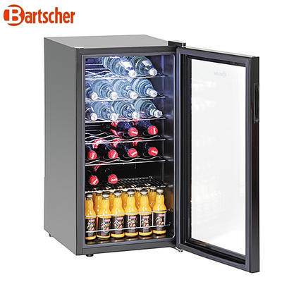 Chladnička na víno 88 l Bartscher, 430 x 483 x 832 mm - 88 l / 28 lahví - 0,085 kW / 230 V - 7